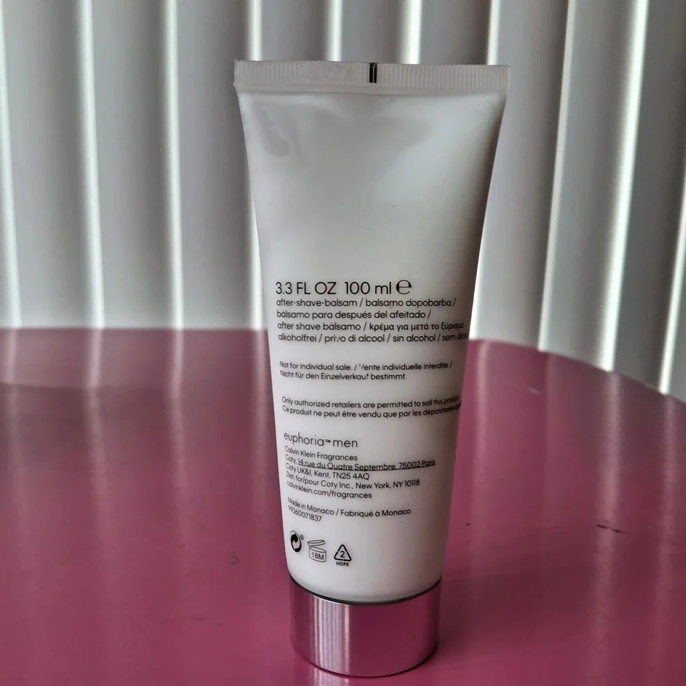 Calvin Klein Euphoria Men After Shave Balm 3.3 fl oz Alcohol Free